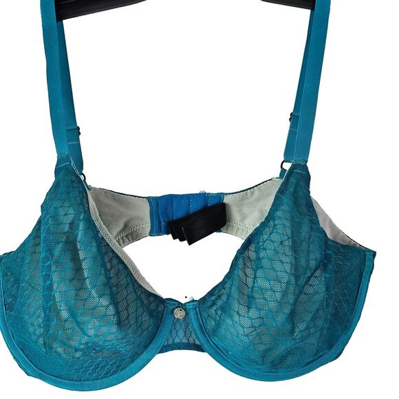 Natori Women's Blue Lightweight Demi Bra‎ Size 34C Underwire - Picture 1 of 7
